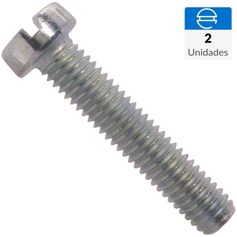 FIXSER - Perno cocina cabeza cilíndrica M6 x 40 2 unidades
