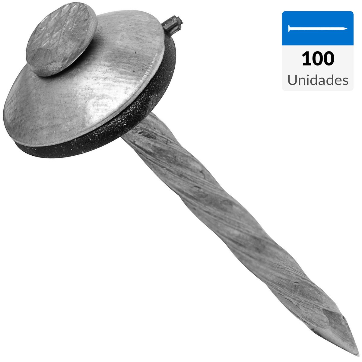 FIXSER - Clavo para techo 1 3/4" bolsa 100 unidades