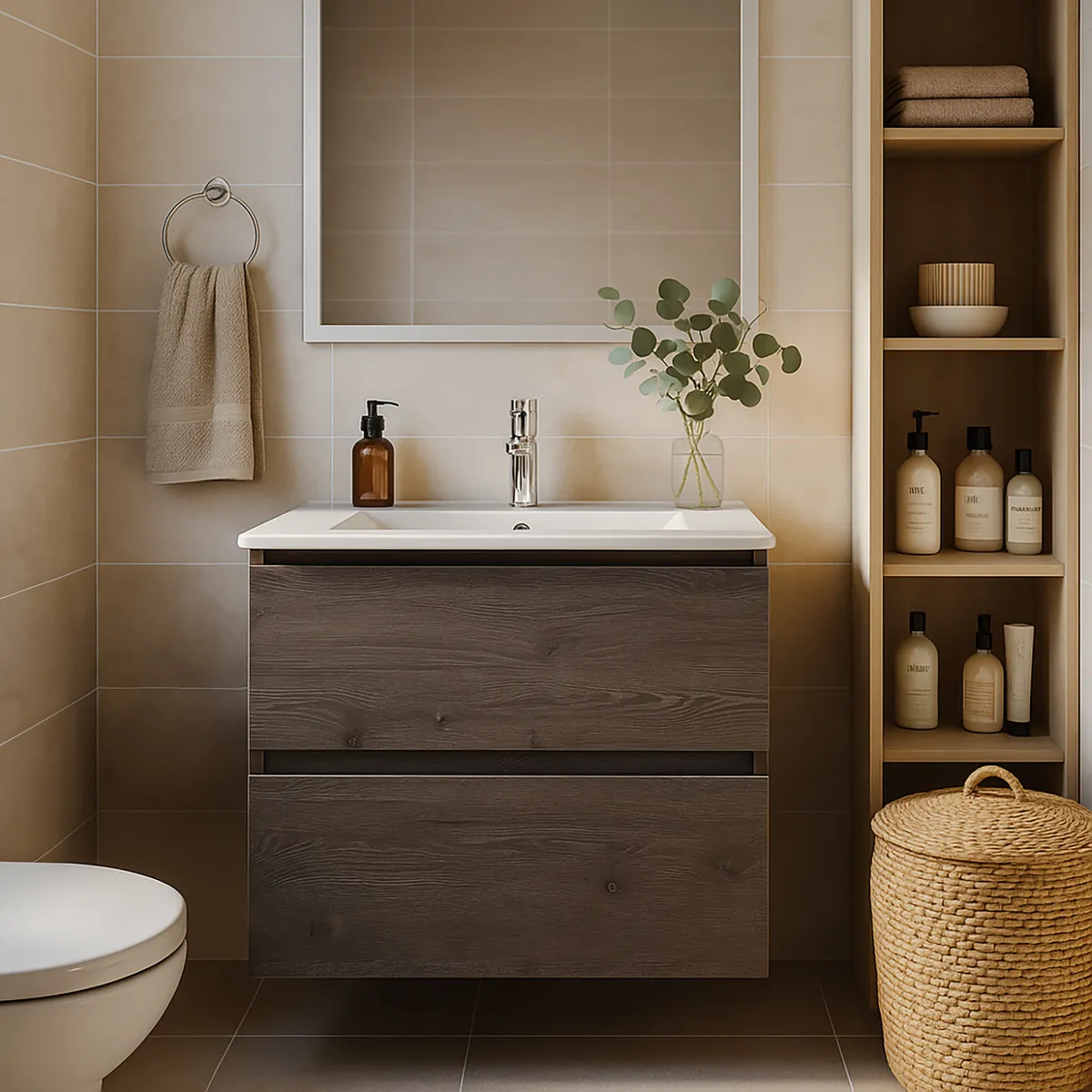 SENSI DACQUA - Mueble baño lavamano 61x46x56 cm