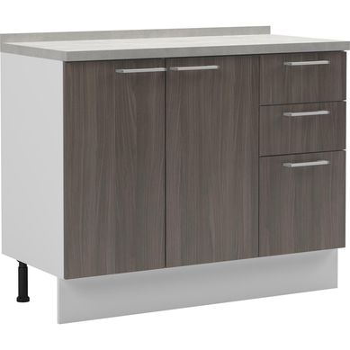 Mueble base 3 puertas cubierta