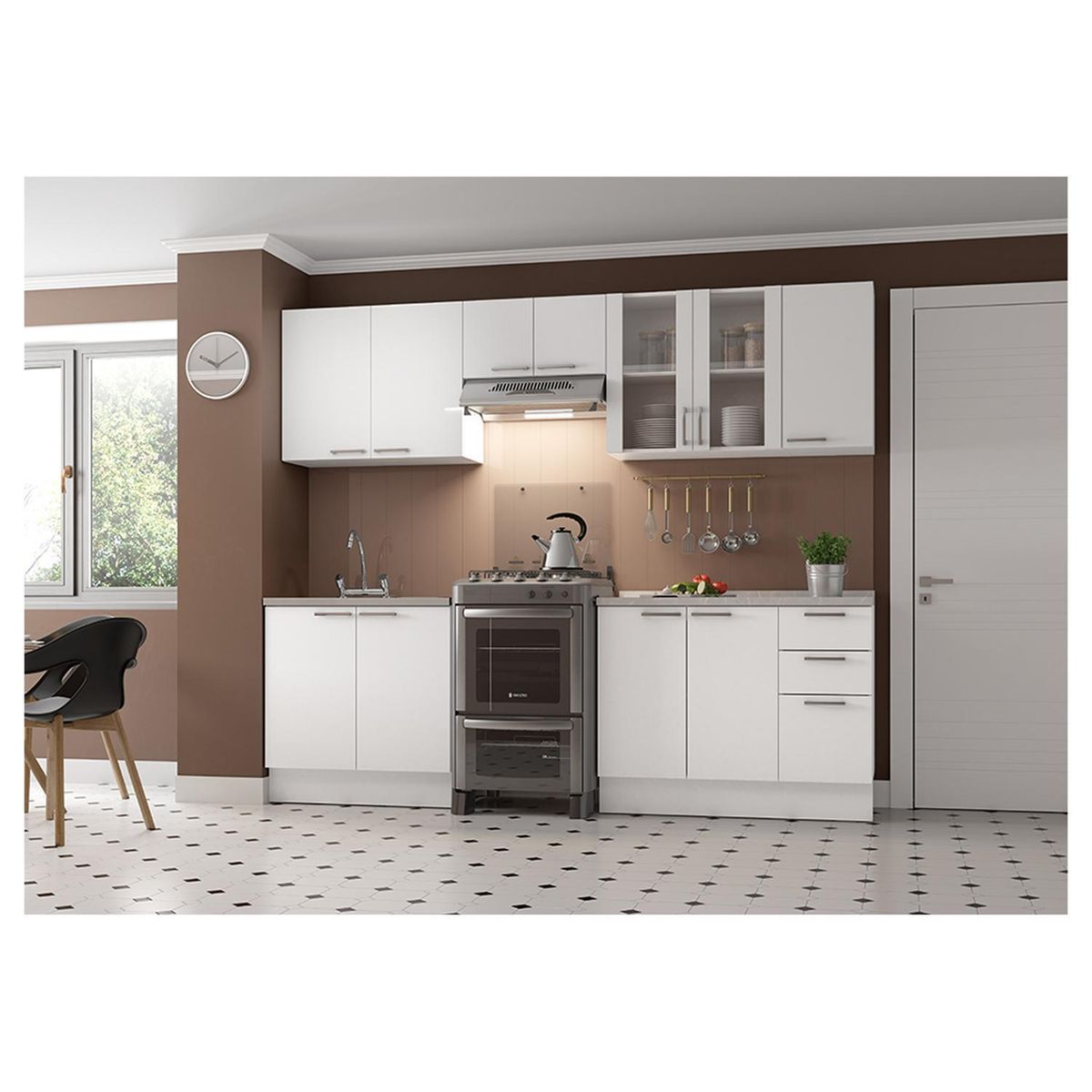 JUST HOME COLLECTION - Mueble mural 2 puerta