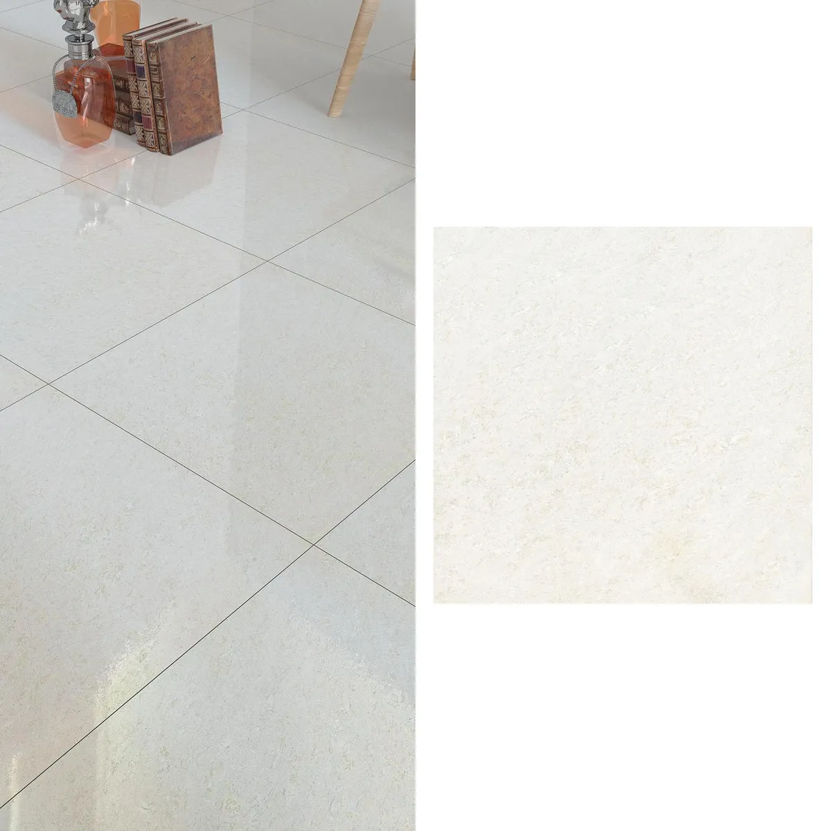 HOLZTEK - Porcelanato 60x60 cm Crystal Blanco 1.44 m2