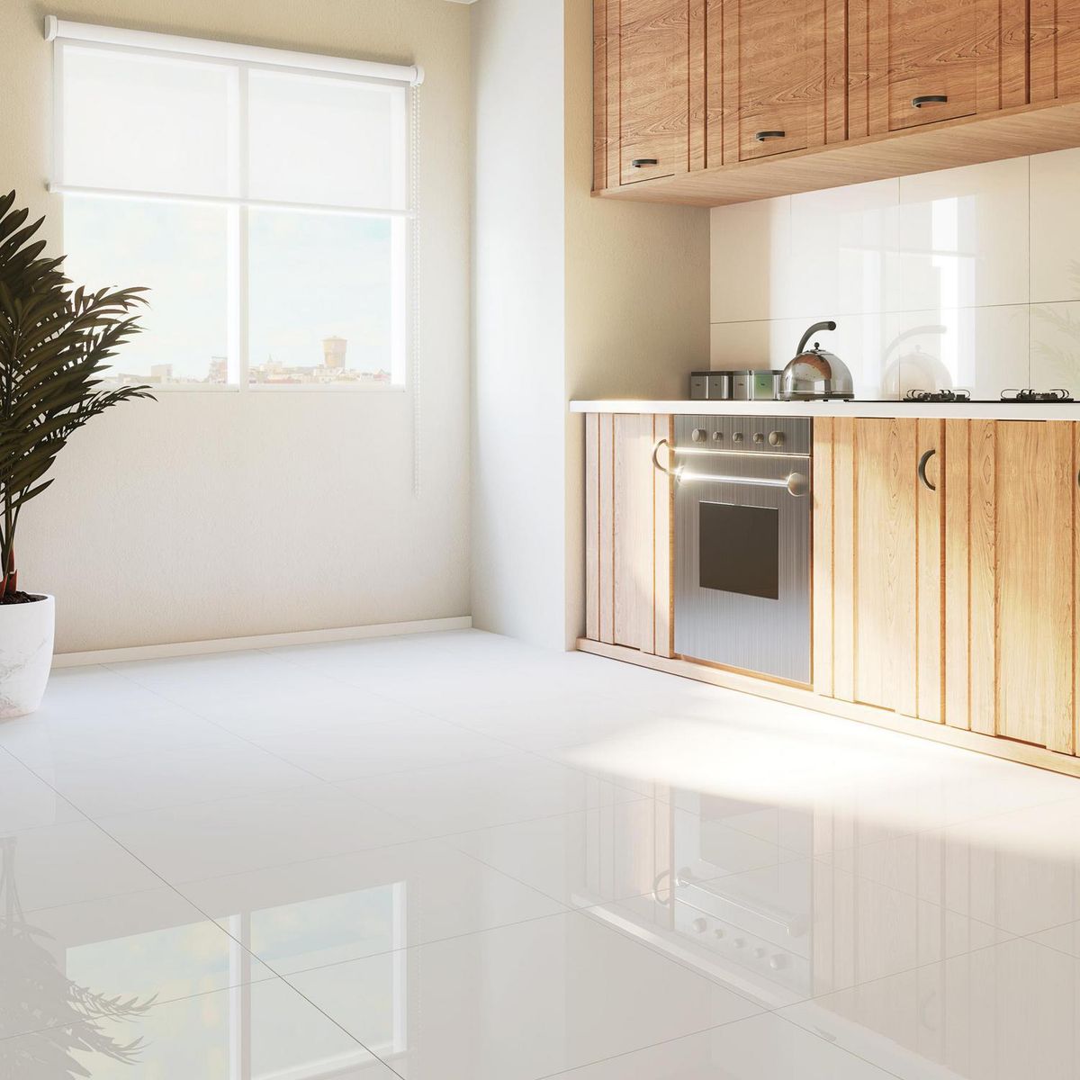 HOLZTEK - Porcelanato 60x60 cm SP Blanco 1.44 m2