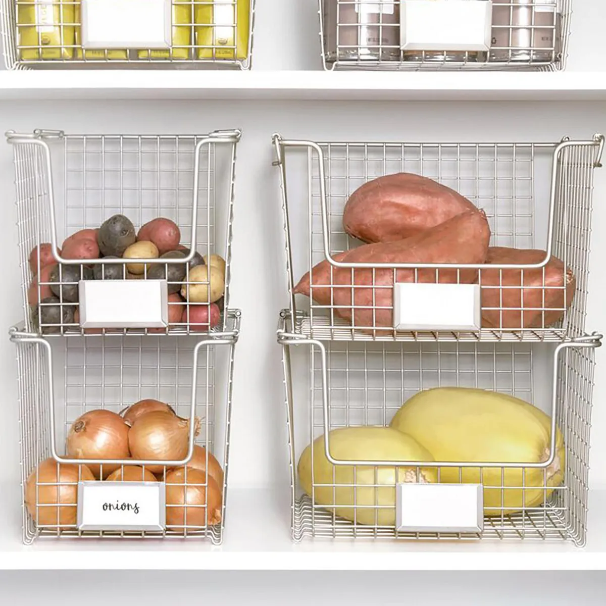 INTERDESIGN - Canasto 10x7.94x10 cm Plateado