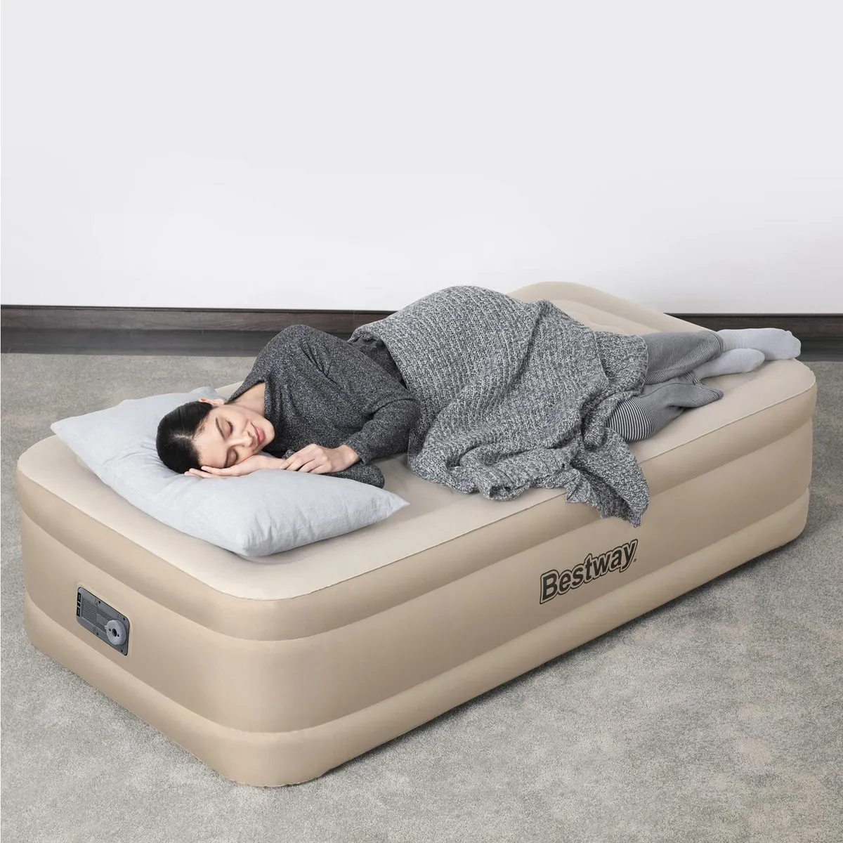 BESTWAY - Colchón eléctrico individual fortech
