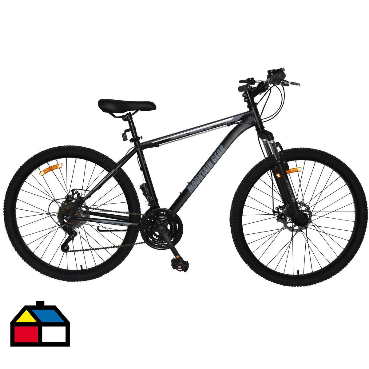 MOUNTAIN GEAR - Bicicleta aro 27,5 Hawk.
