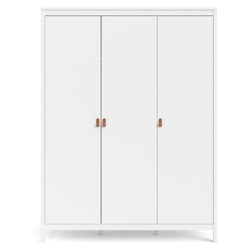 TVILUM - Clóset 3 Puerta(s) 5 Repisa(s) 149,8xx58,4 cm Blanco