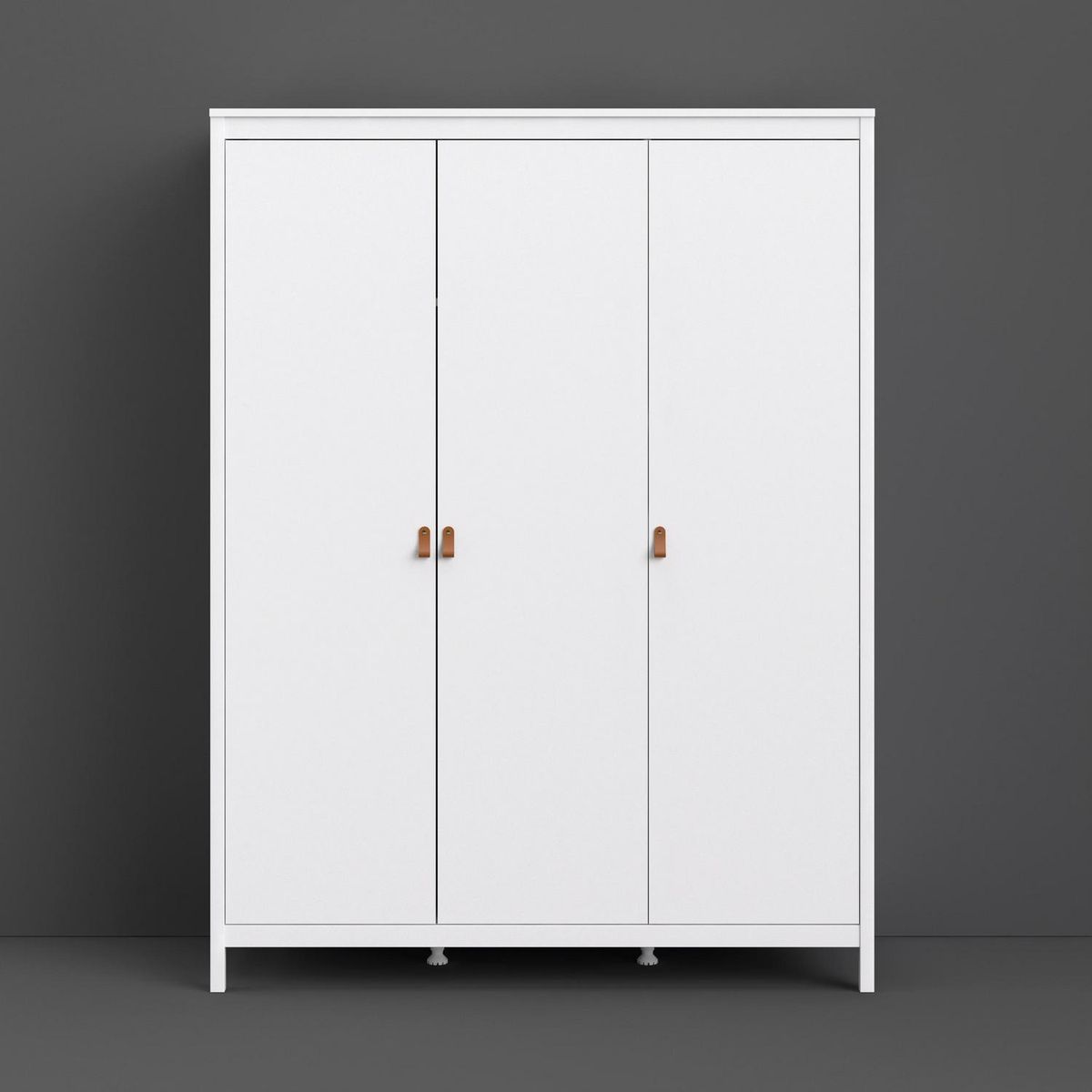 TVILUM - Clóset 3 Puerta(s) 5 Repisa(s) 149,8xx58,4 cm Blanco