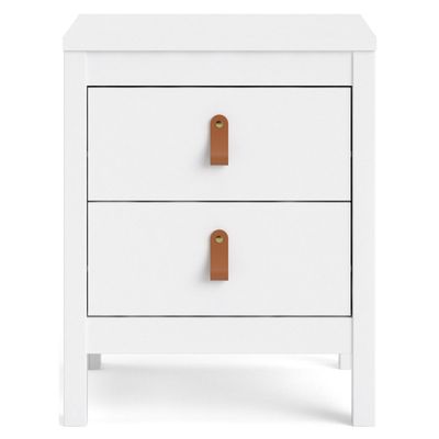 Imagen 2 del producto Velador 2 Cajón 43,6x54,1x38,4 cm Blanco