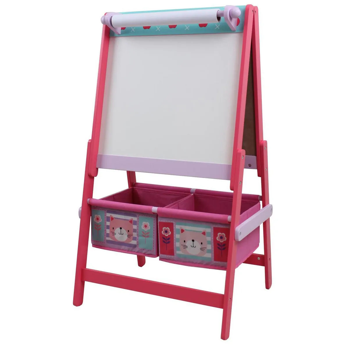 JUST HOME COLLECTION - Pizarra infantil 54,5x46,5x90 cm gato