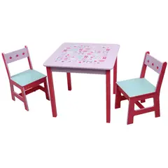 JUST HOME COLLECTION - Set mesa + 2 sillas gatitos