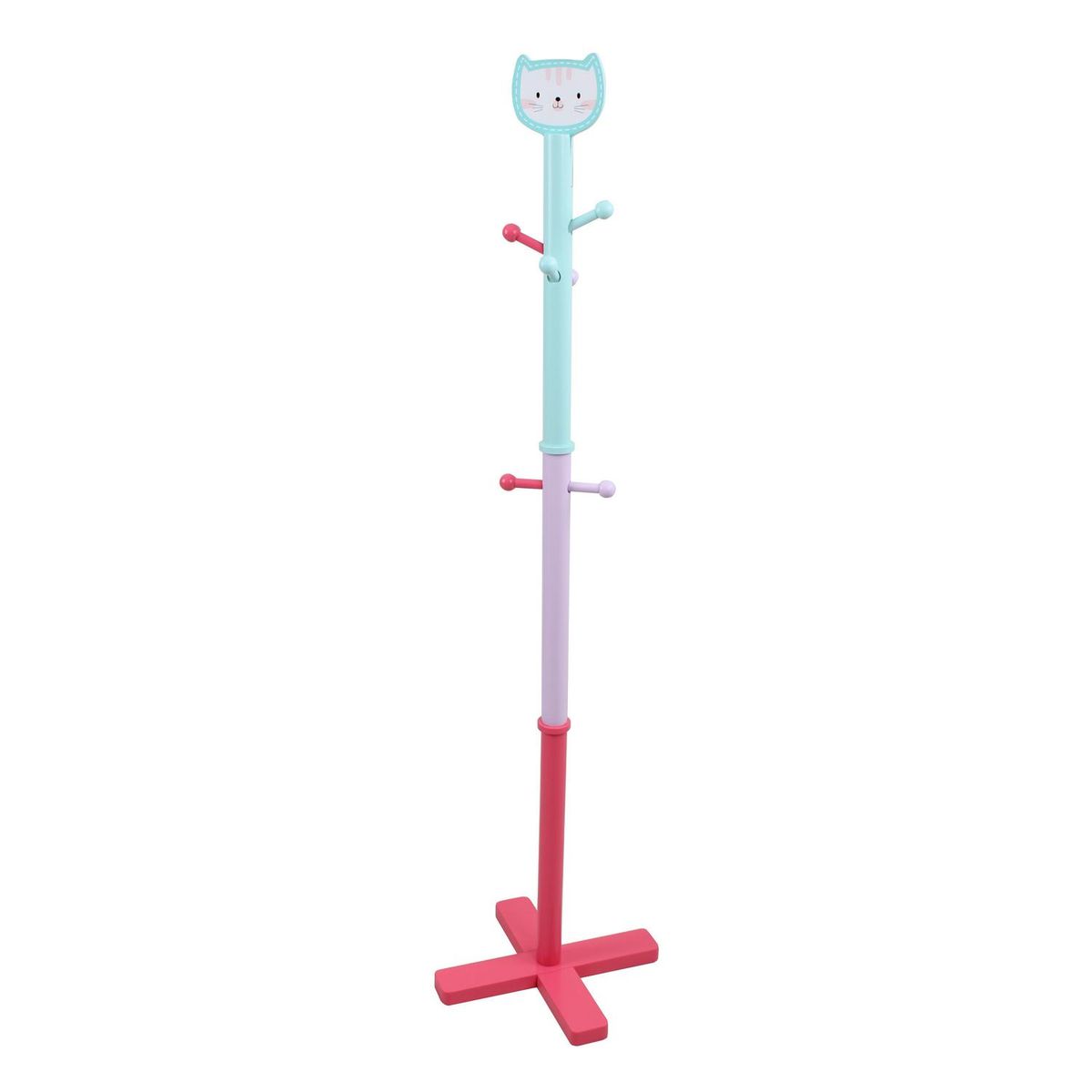 JUST HOME COLLECTION - Perchero 35x35x124 cm Gatitos MDF Multicolor