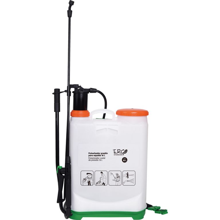 Pulverizador presión para espalda 16 l