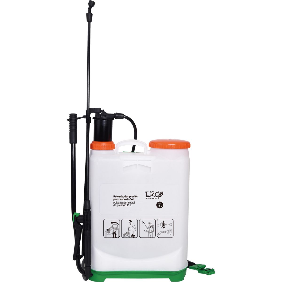 ERGO - Pulverizador presión para espalda 16 l