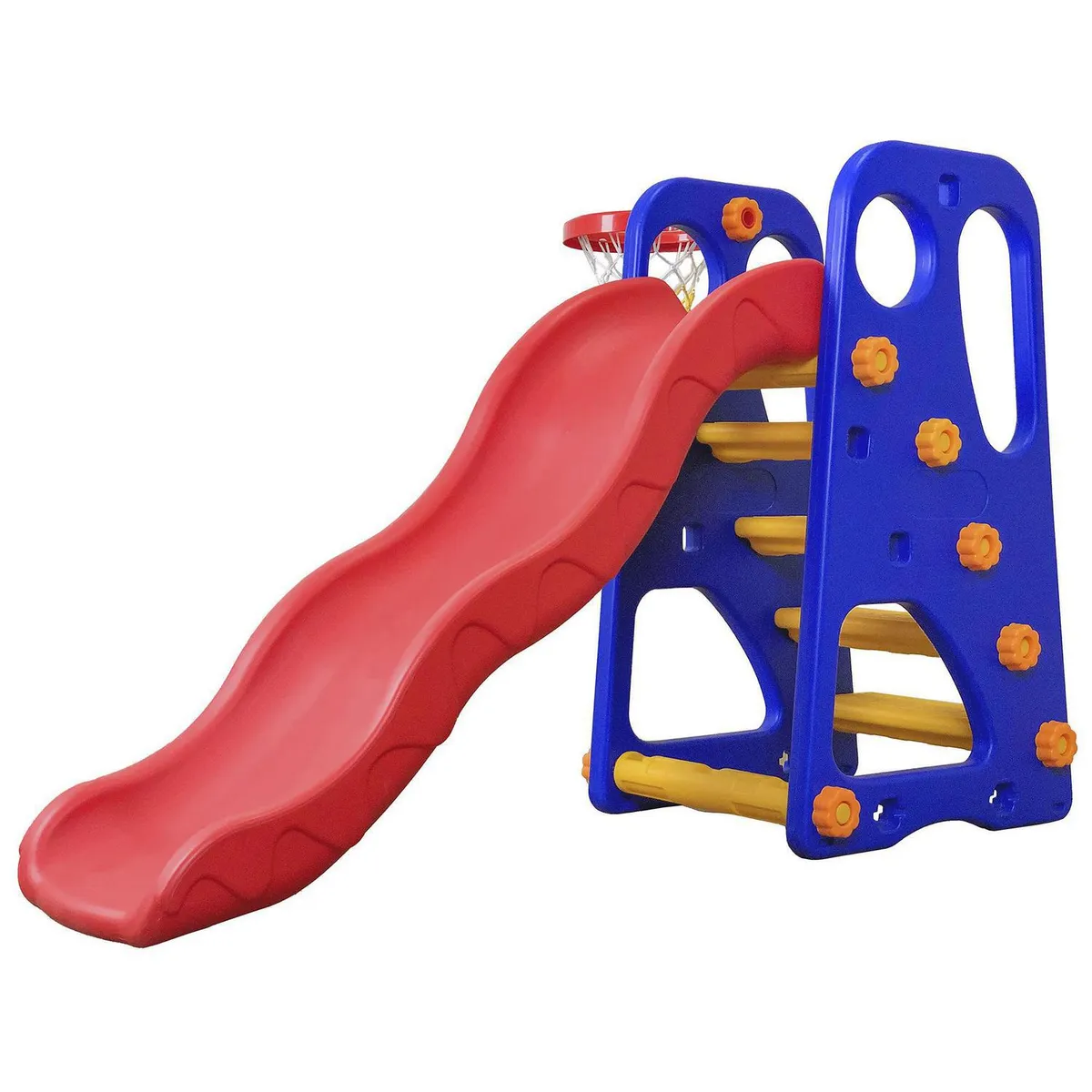 SCOOP - Módulo Resbalín y Aro 84x103x158 cm Multicolor