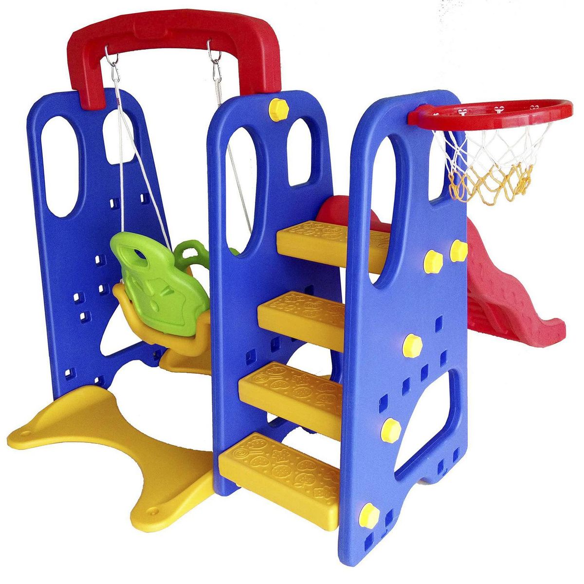 SCOOP - Columpio resbalín y aro 3 en 1