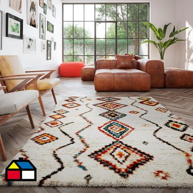 Alfombra Bazar Umbria 60x115 cm beige