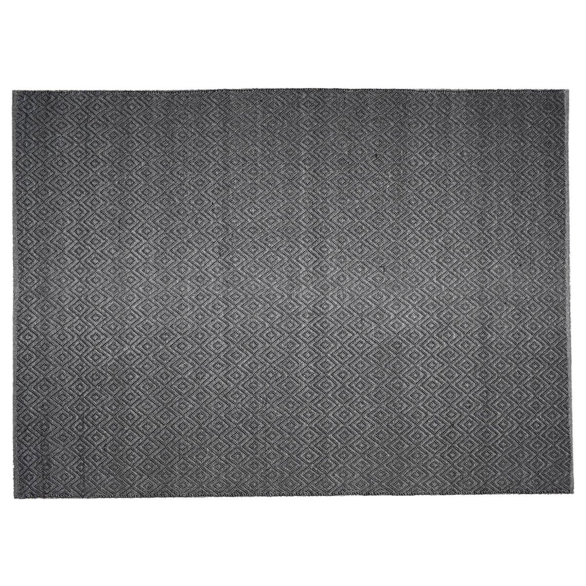 JUST HOME COLLECTION - Alfombra Bazar Rombo 160x230 cm negro