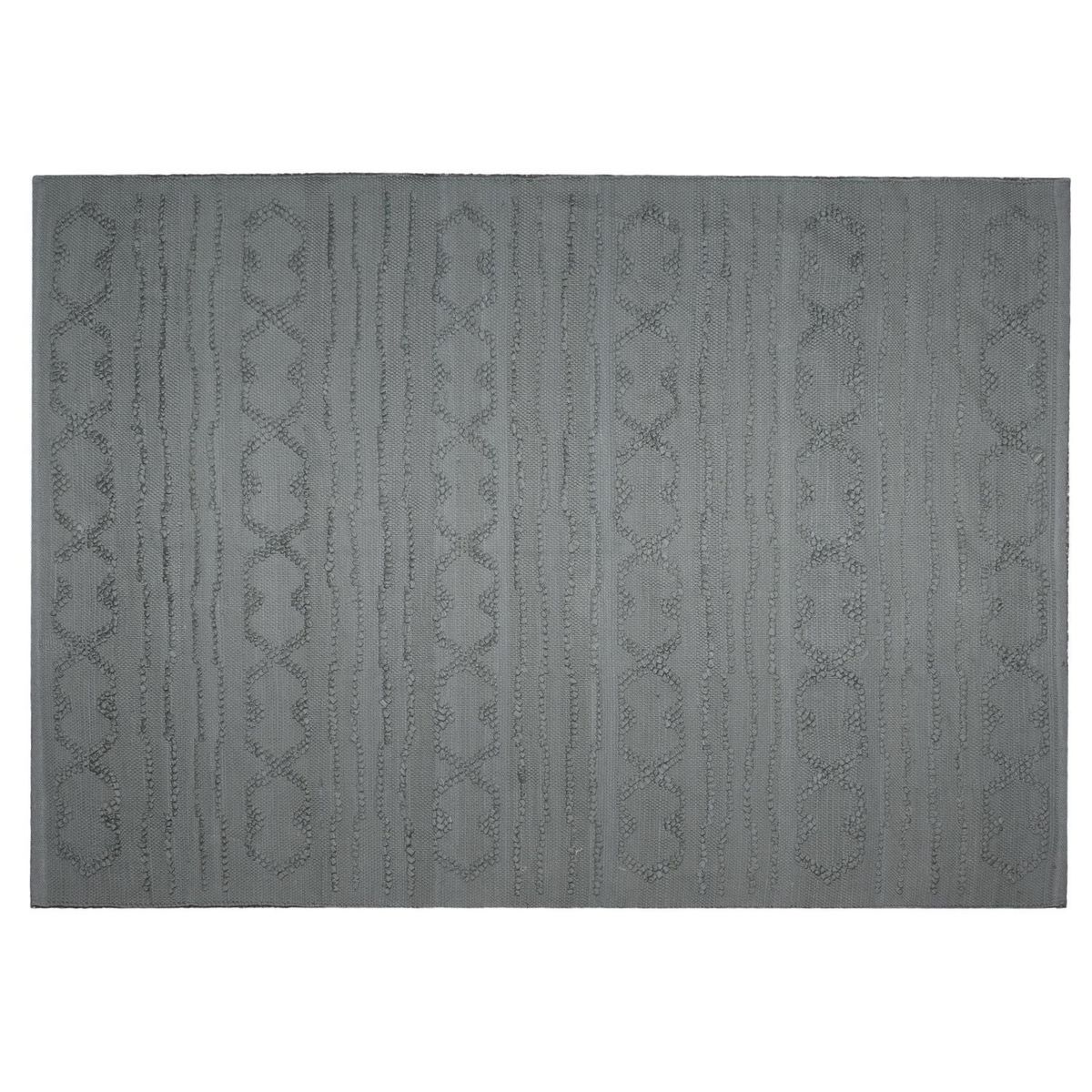 JUST HOME COLLECTION - Alfombra Bazar Chindi 120x170 cm Algodón Verde