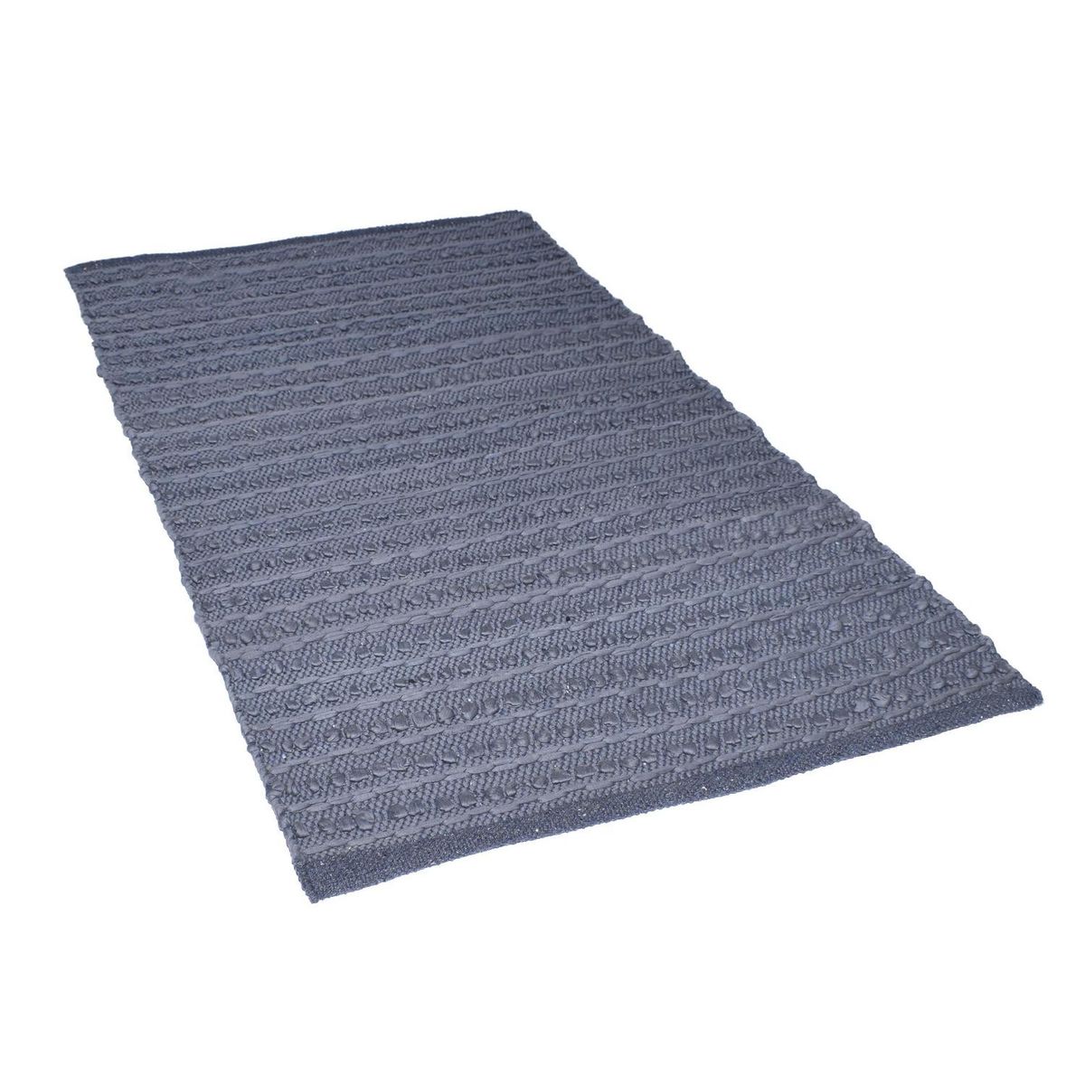 JUST HOME COLLECTION - Alfombra Bazar Chindi 60x110 cm Algodón Gris