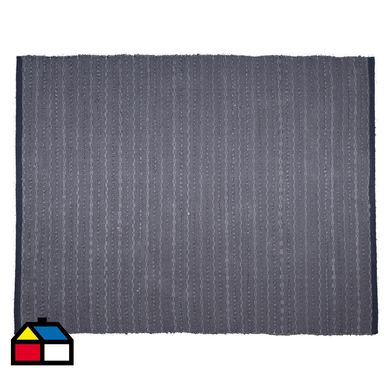 Alfombra Bazar Chindi 120x170 cm gris