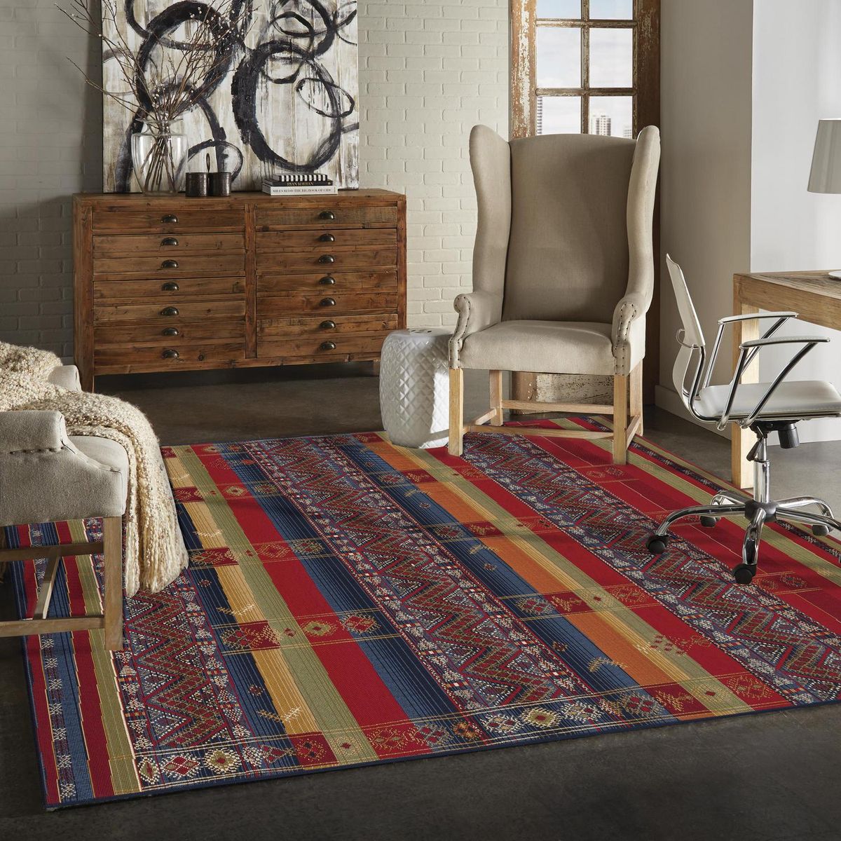 JUST HOME COLLECTION - Alfombra Batik 120x180 cm Multicolor