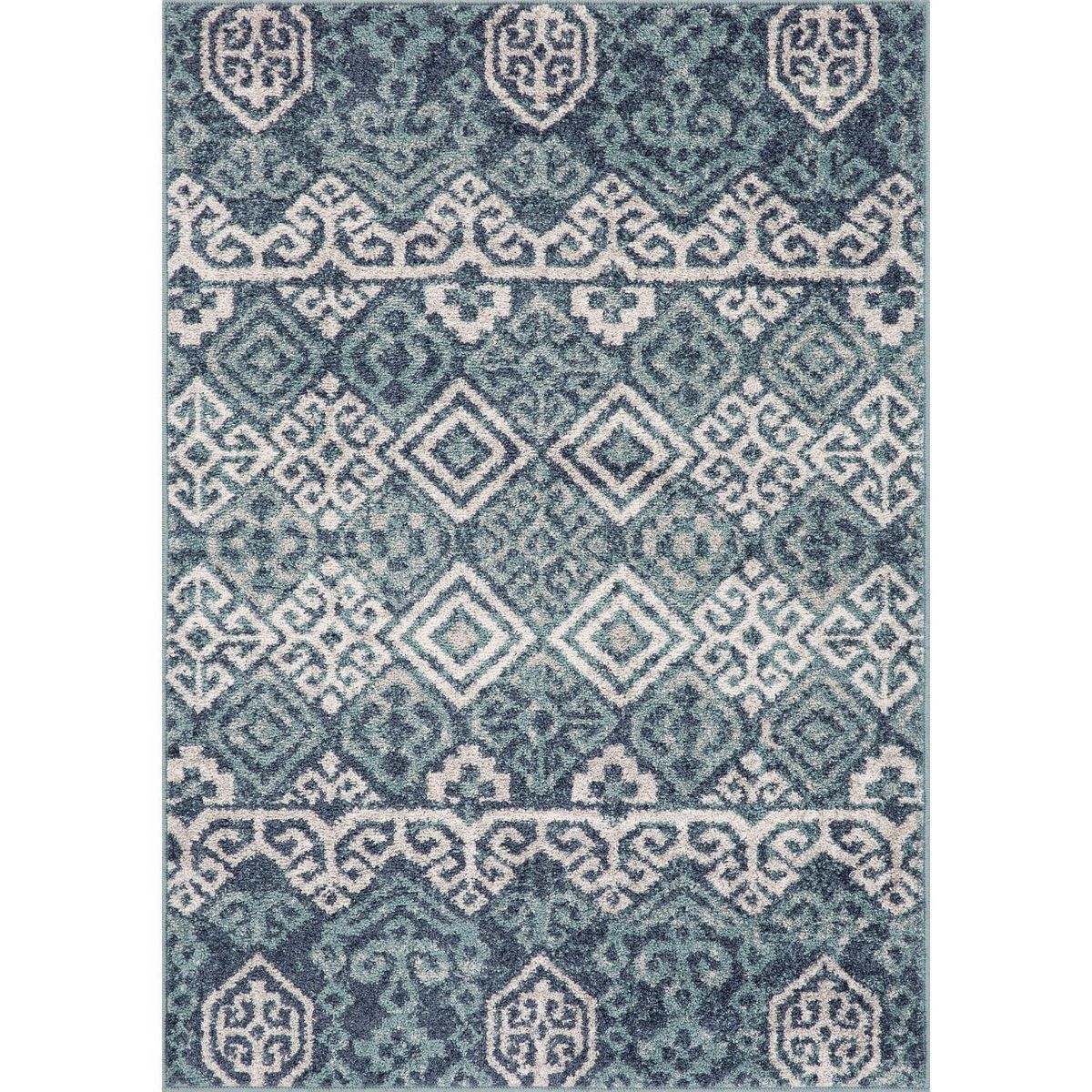 JUST HOME COLLECTION - Alfombra Calgary 120x170 cm Polipropileno Azul