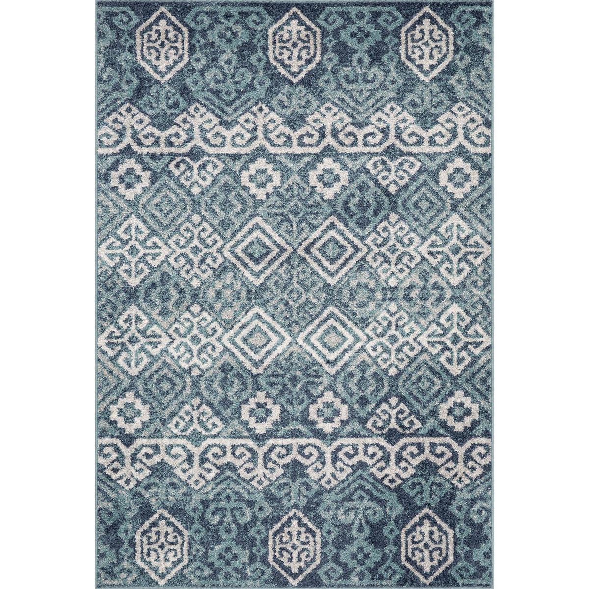 JUST HOME COLLECTION - Alfombra Calgary 160x235 cm Polipropileno Azul
