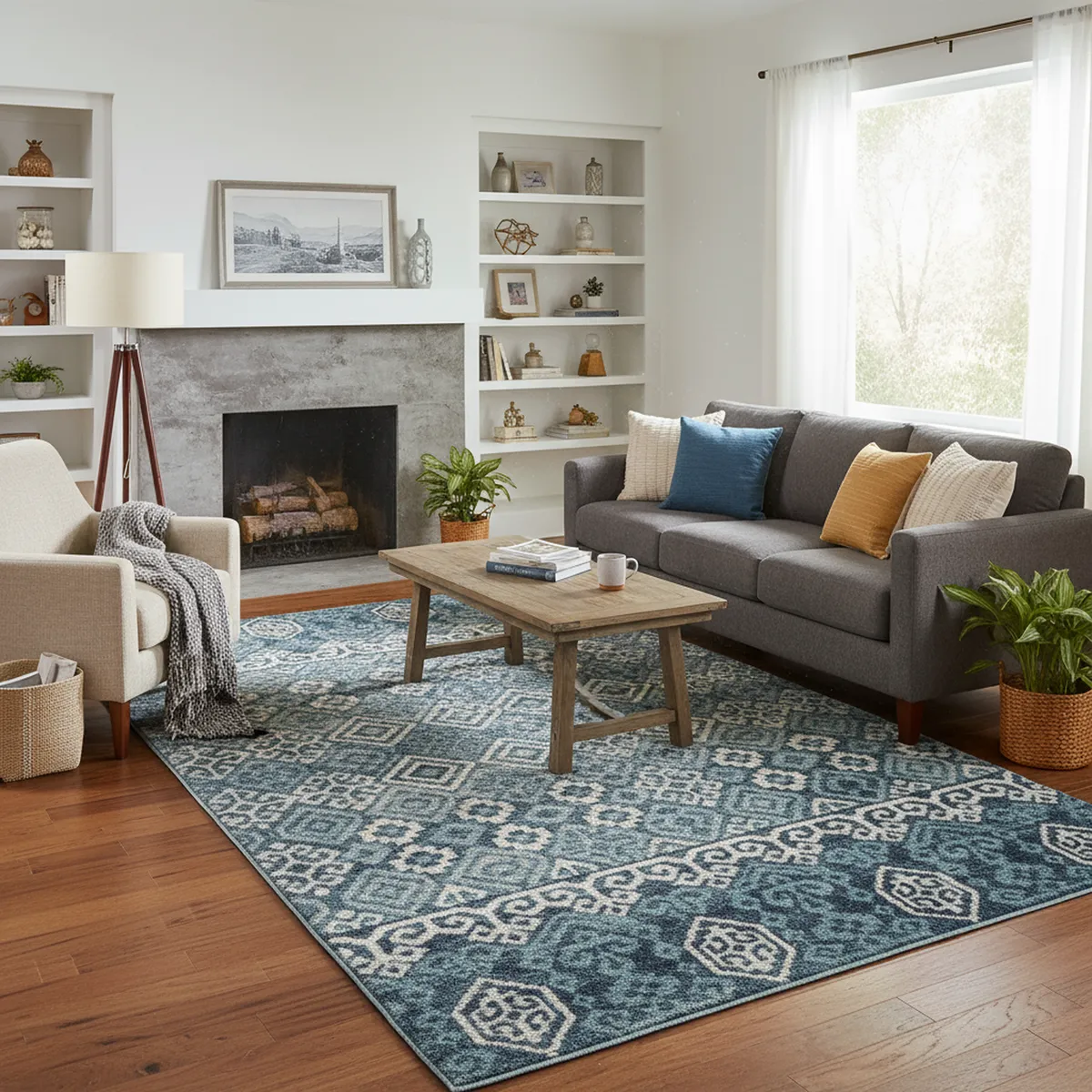 JUST HOME COLLECTION - Alfombra Grande Calgary 200x300 cm Polipropileno Multicolor