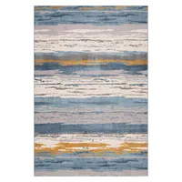 Alfombra Lineas 160x235 cm Polipropileno Azul Claro