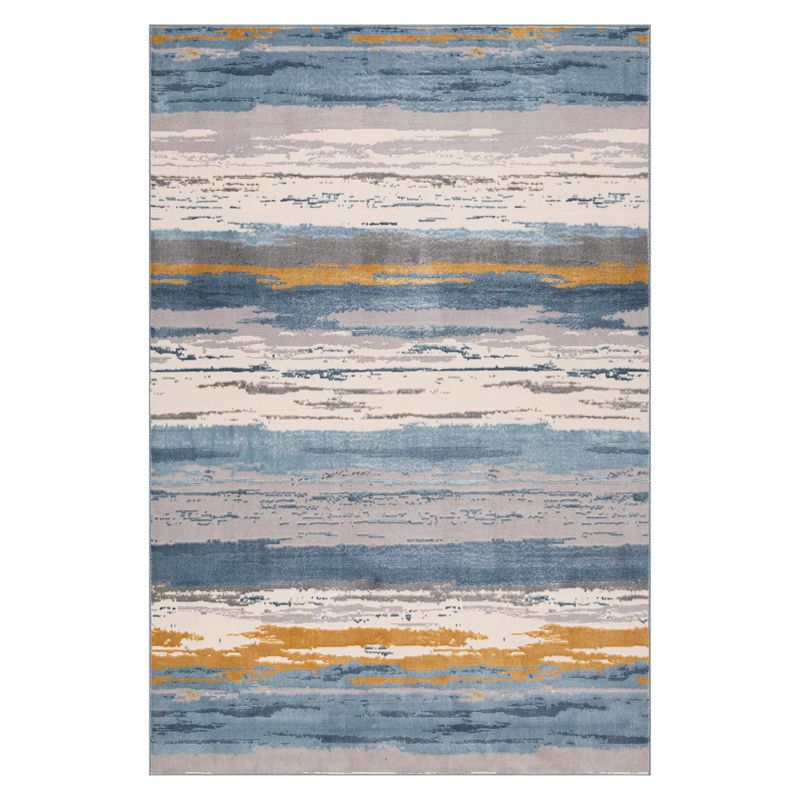 JUST HOME COLLECTION - Alfombra Lineas 160x235 cm Polipropileno Azul Claro