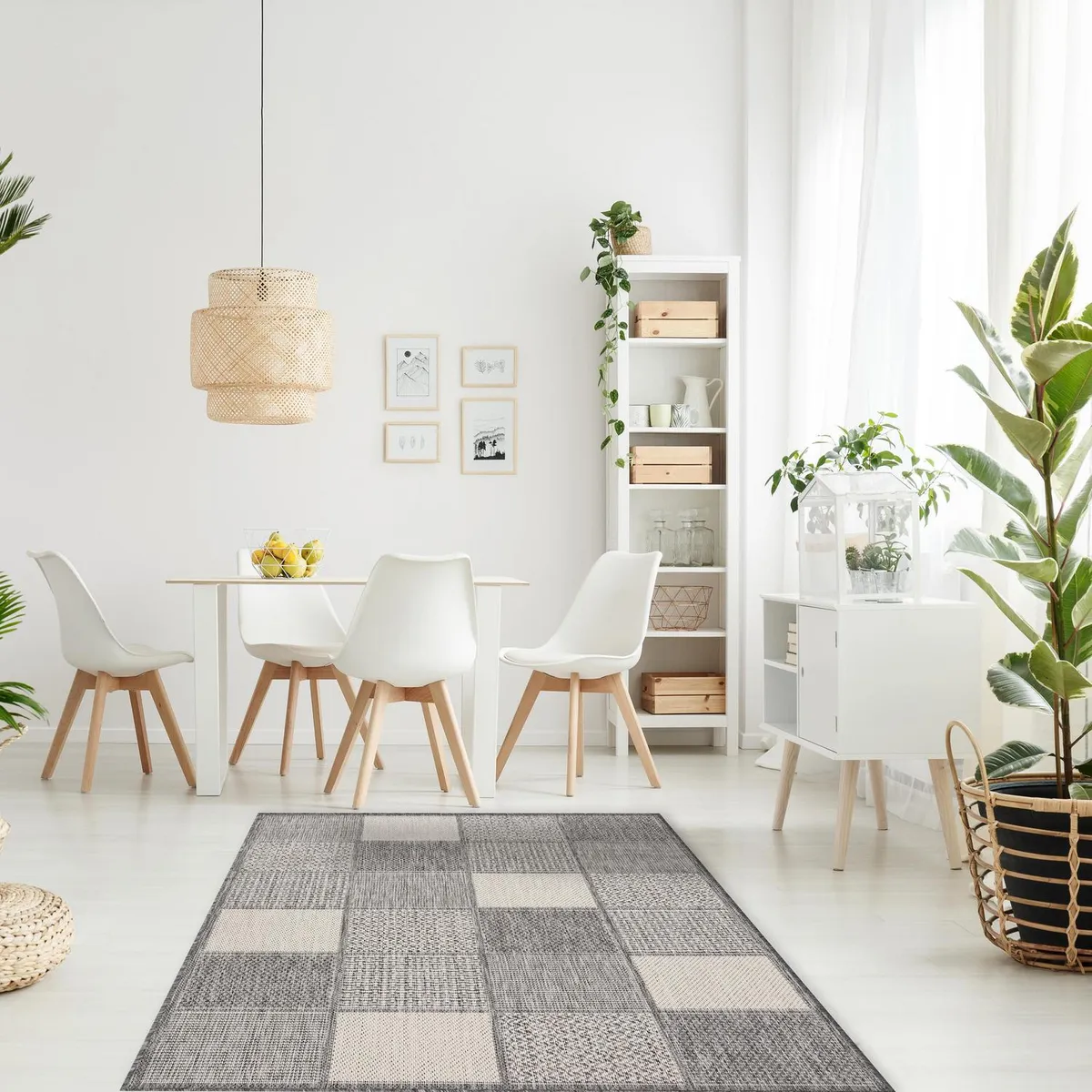 JUST HOME COLLECTION - Alfombra Express 120x170 cm Polipropileno Gris