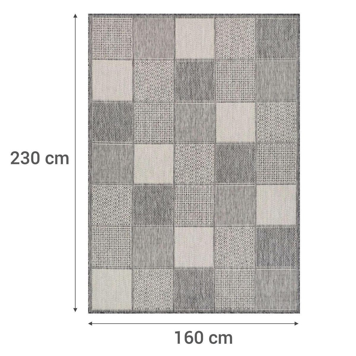 JUST HOME COLLECTION - Alfombra Living Express Gris