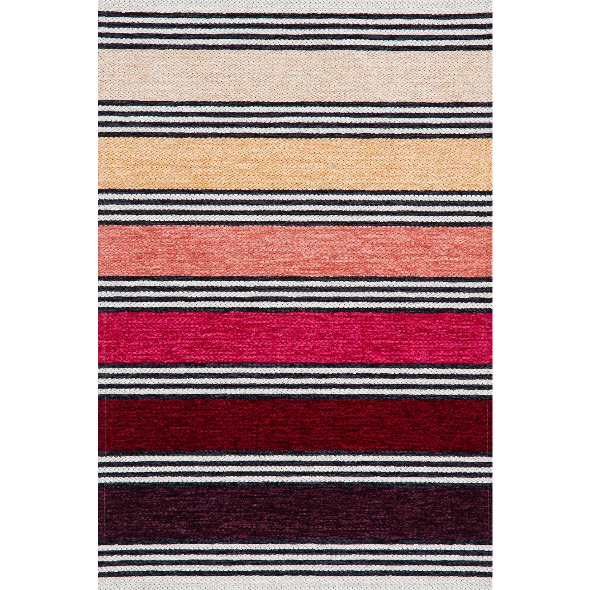 JUST HOME COLLECTION - Bajada de Cama Laos 85x85 cm Poliéster Burdeo