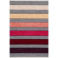 Bajada de Cama Laos 85x85 cm Poliéster Burdeo