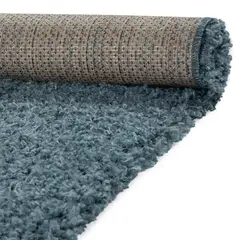 JUST HOME COLLECTION - Alfombra Shaggy 133x200 cm Azul Claro Lilashag