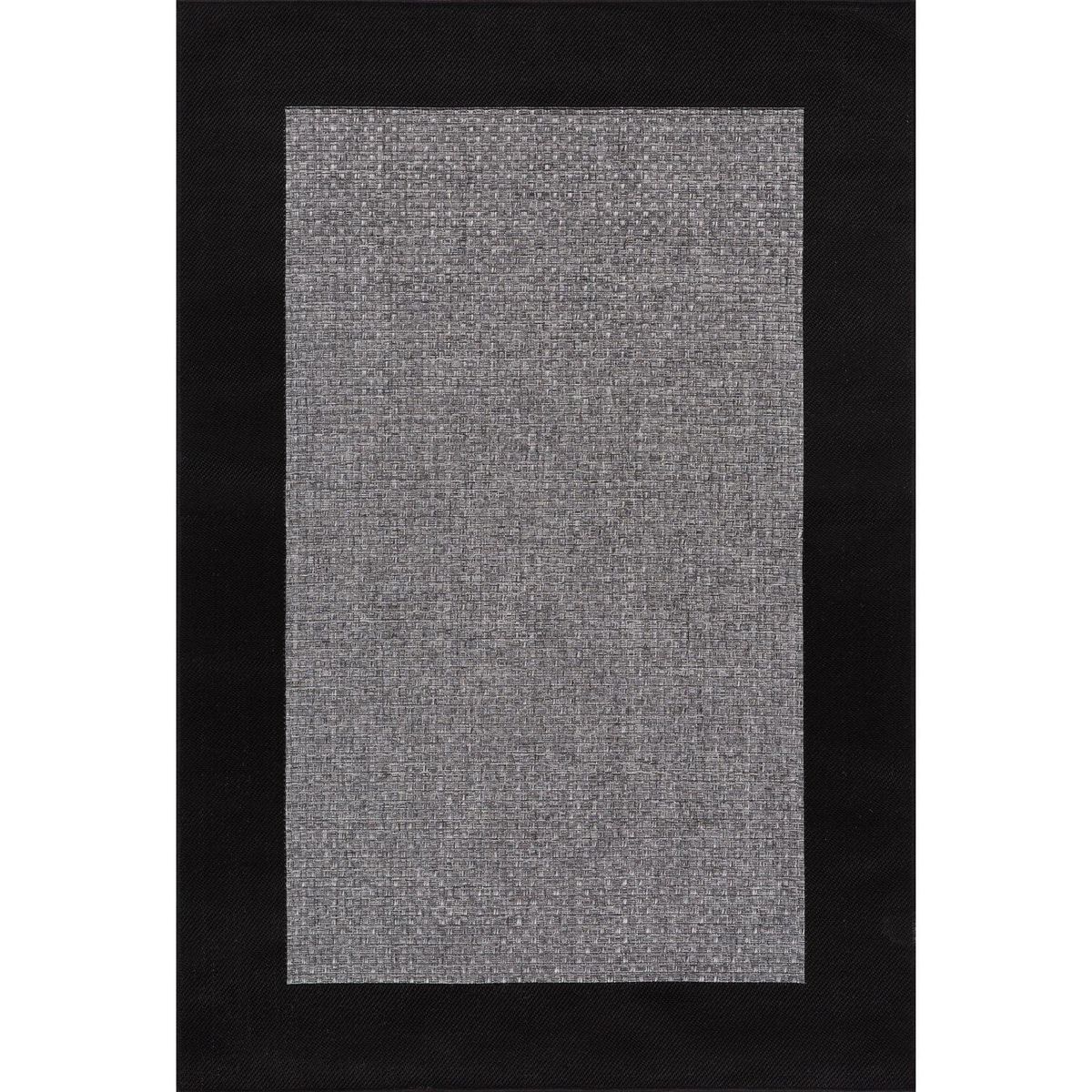 JUST HOME COLLECTION - Alfombra Scandic Borde 160x230 cm Polipropileno Negro
