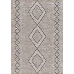 JUST HOME COLLECTION - Alfombra mira Rombo 60x110 cm indoor&outdoor gris