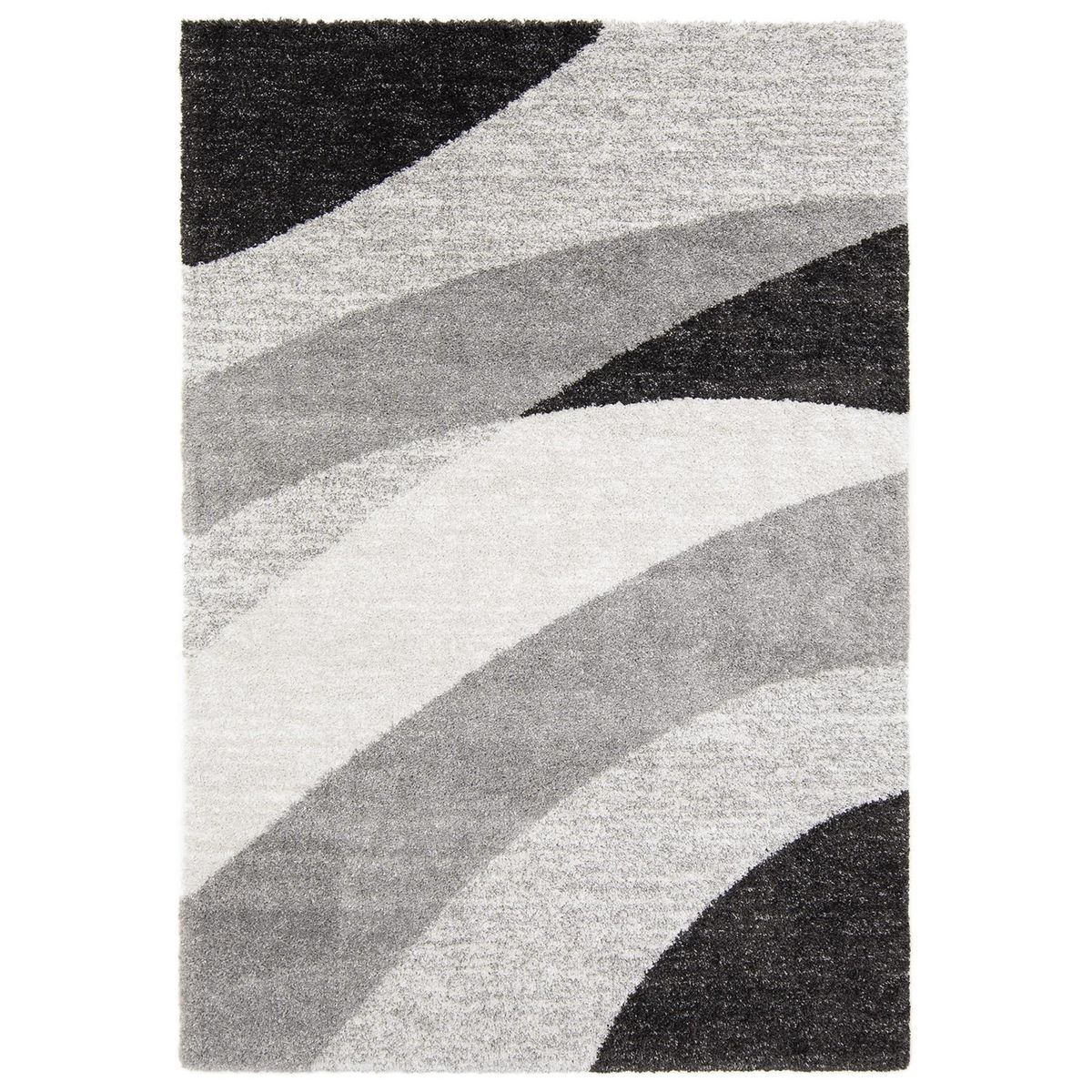 JUST HOME COLLECTION - Alfombra Tibet 160x230 cm Polipropileno Gris