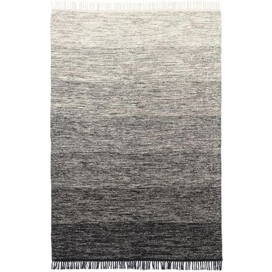 Alfombra 160x230 cm negro/gris