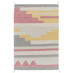 JUST HOME COLLECTION - Alfombra Vision 50x90 cm Algodón Gris