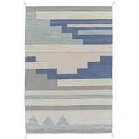 Alfombra Vision 120x170 cm Algodón Azul Claro