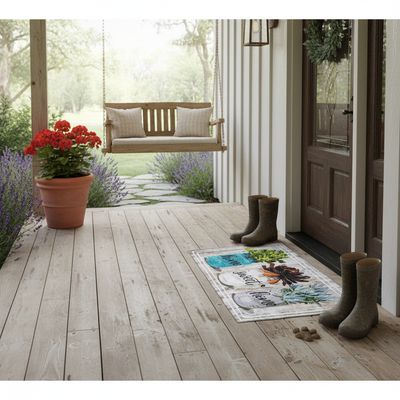 Imagen 2 del producto Limpiapies Sweet home 45x75 cm Caucho Reciclado Multicolor