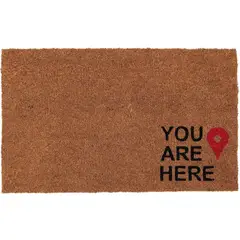 JUST HOME COLLECTION - Limpiapies You are Here 45x75 cm