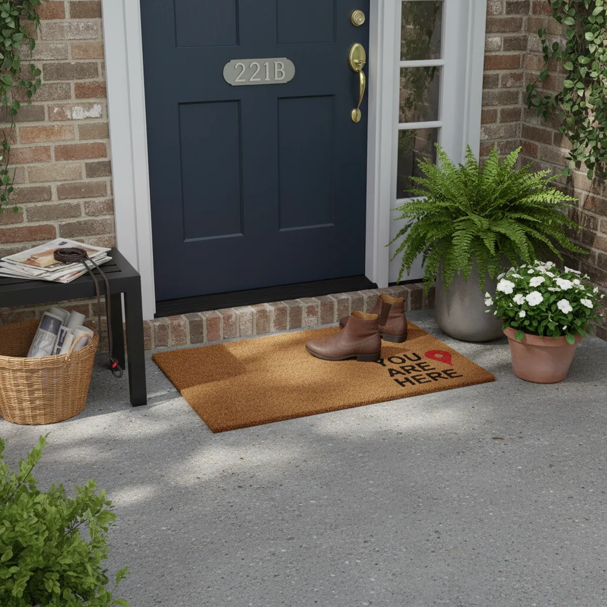 JUST HOME COLLECTION - Limpiapiés You are here 45x75 cm PVC Natural