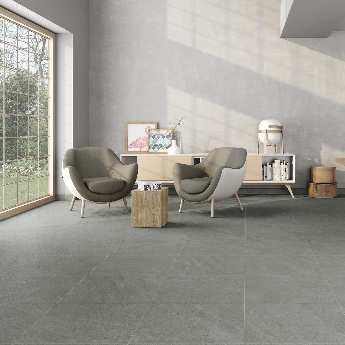 PAMESA - Porcelanato 60.8x60.8 cm 8429991380717 Gris 1.48 m2