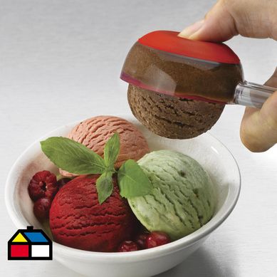 Cuchara para helado Multicolor.