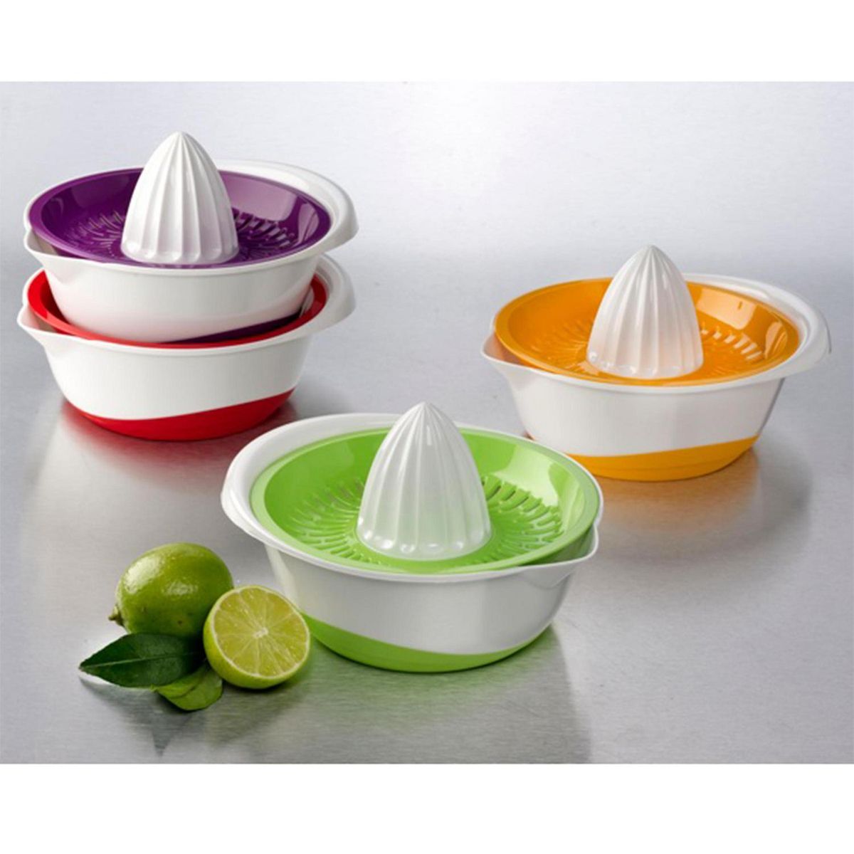 Exprimidor de Cítricos Plástico Colores Surtidos, marca JUST HOME COLLECTION - Foto 2