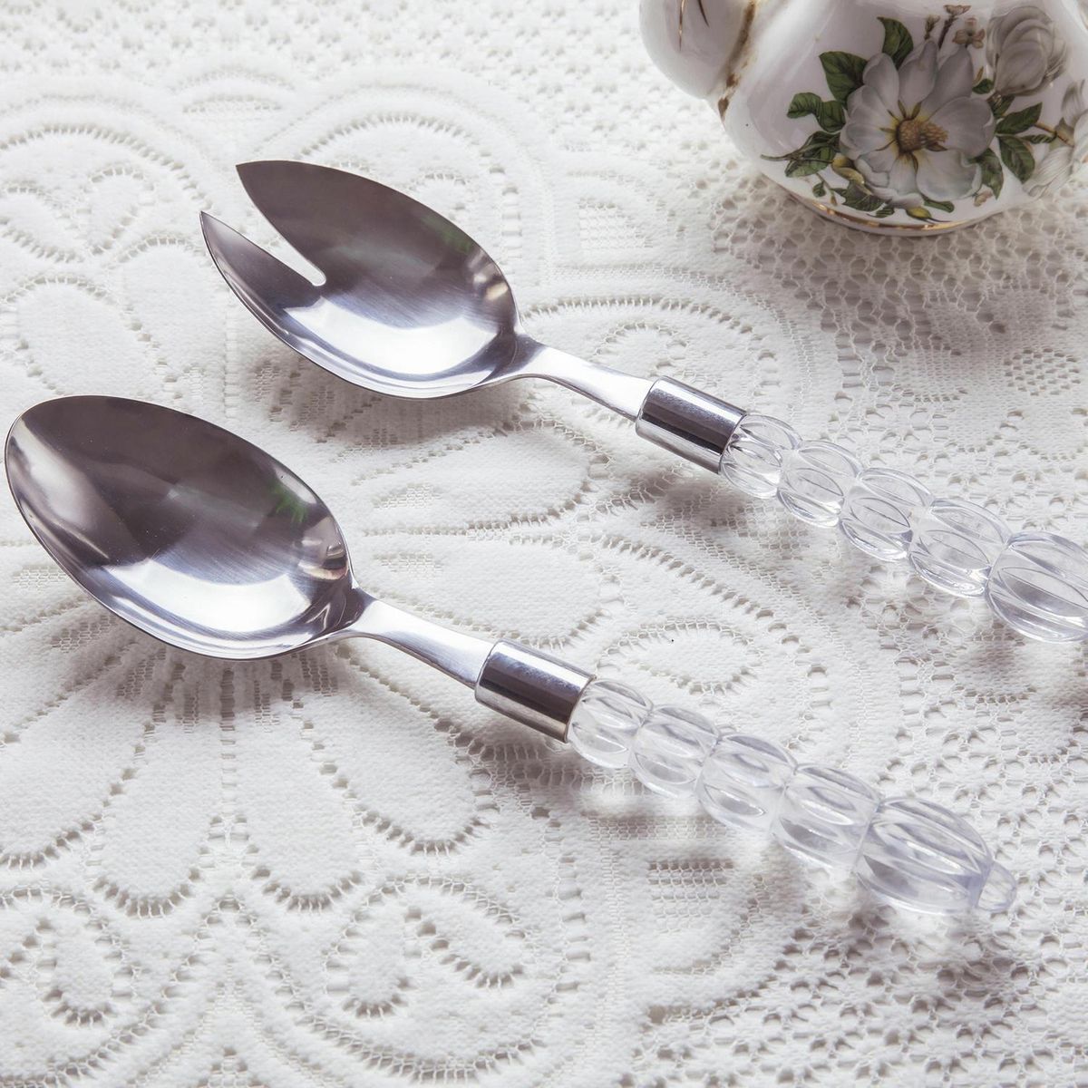 JUST HOME COLLECTION - Set de Cubiertos para Ensalada Just Home Collection Inoxidable 2 Piezas