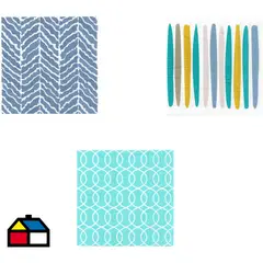 JUST HOME COLLECTION - Servilletas de 33x33 cm Colores Surtidos